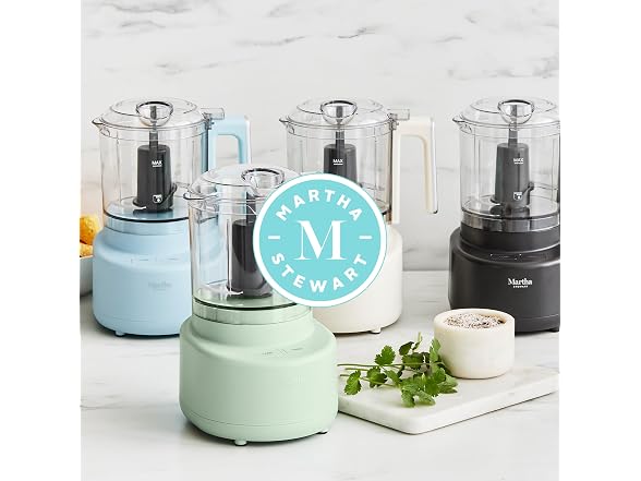 Martha Stewart 3 Cup Electric Vegetable Chopper Sage