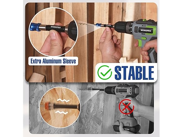 WORKPRO Drill Bit Extension Set