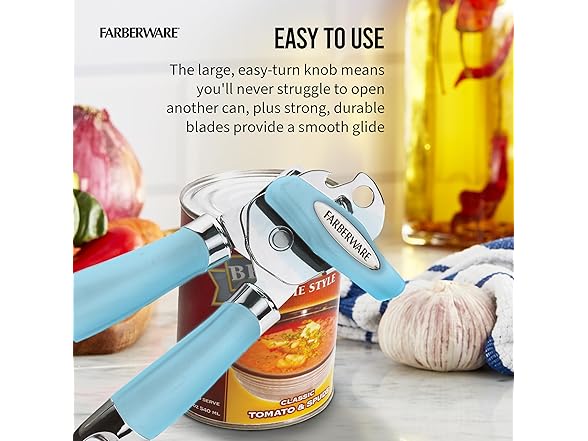 Farberware Pro 2 Can Opener, Aqua Sky, One Size