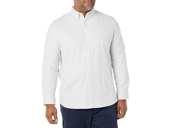 Light Grey White Vertical Stripe