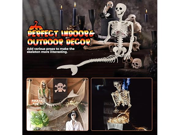Crogift 38" Halloween Mermaid & Fish