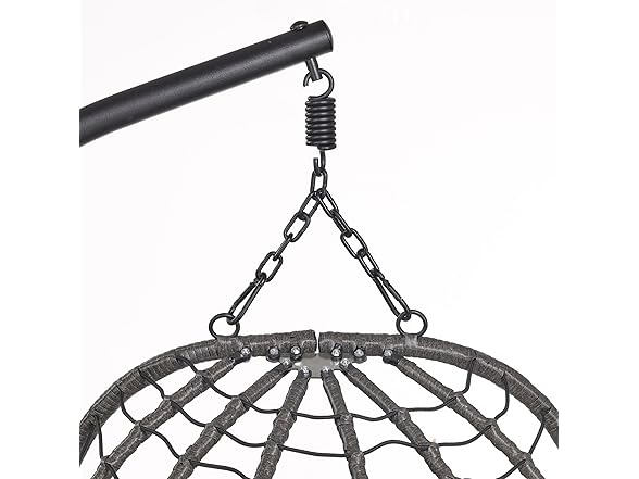 Leisuremod Summit Egg Swing Chair