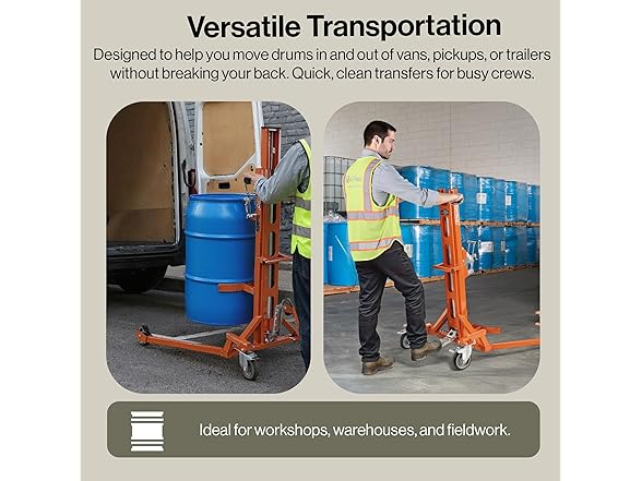 SuperHandy Hydraulic Drum Lift