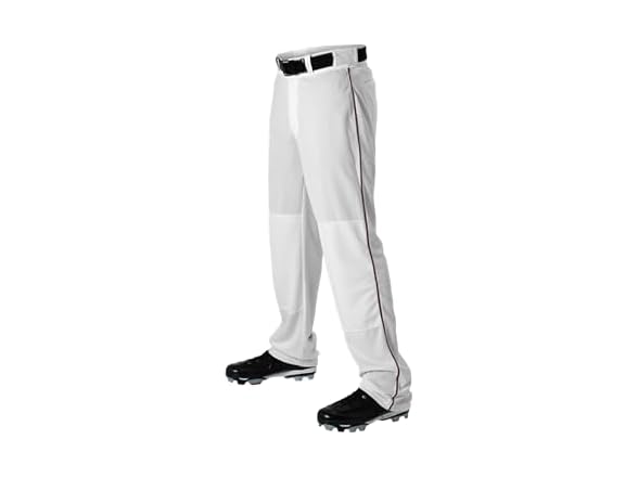 Alleson Athletic Men's Men's White/Maroon Pant (S)
