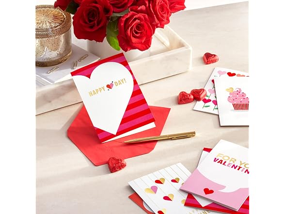 Hallmark Valentines Day Cards Assortment, Pink and Red - Gallery 2