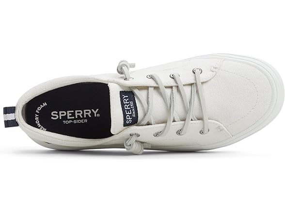 Sperry Womens Crest Vibe Linen Sneaker, 10 (Open Box)