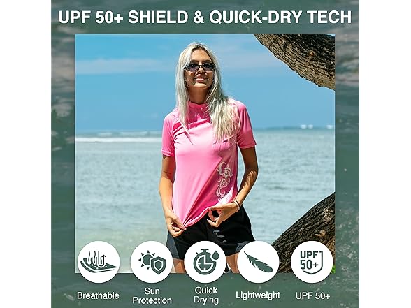 Kanu Surf Women's Breeze Pink Rashguard (XL)