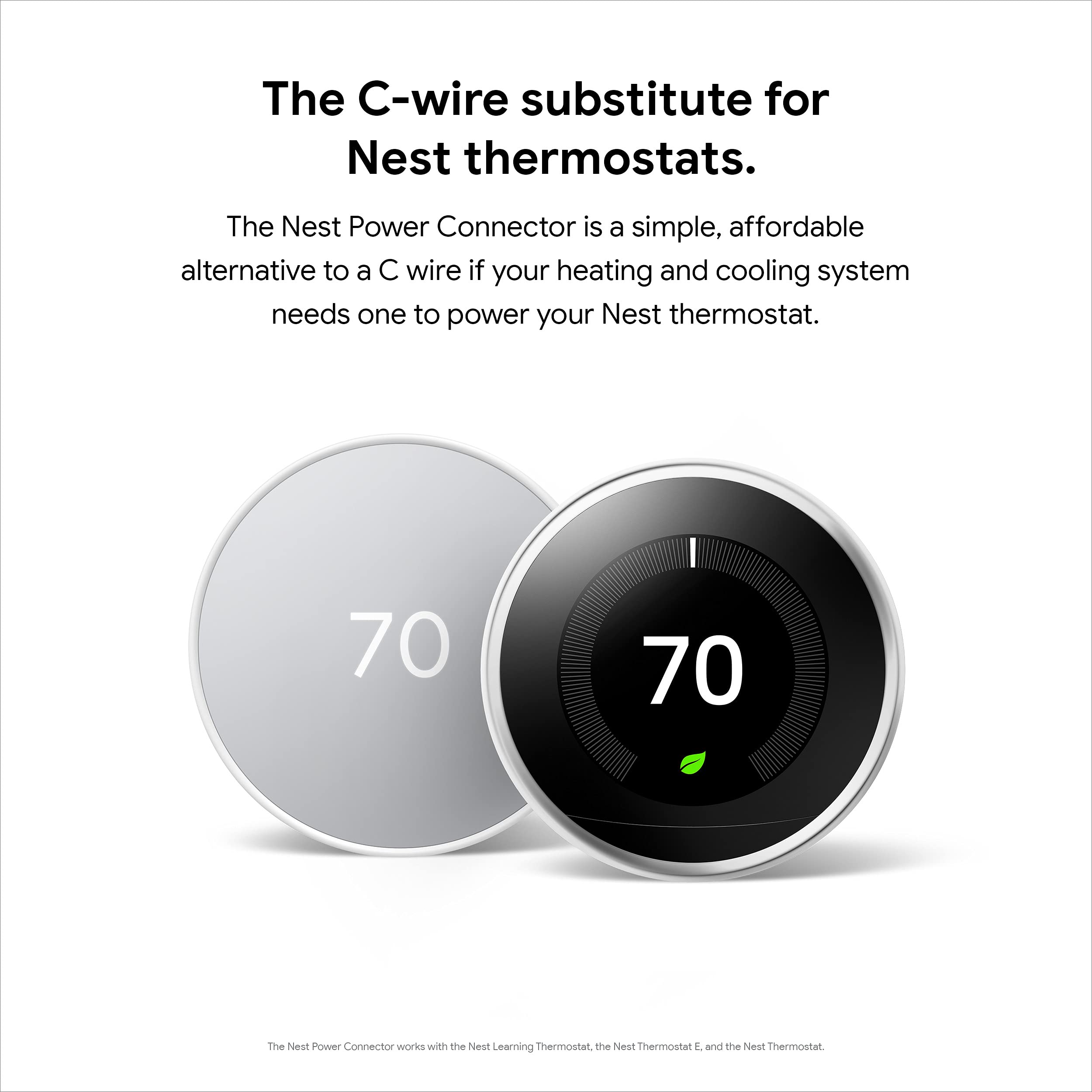 Nest Learning Thermostat, 3rd Gen, White - Gallery 25