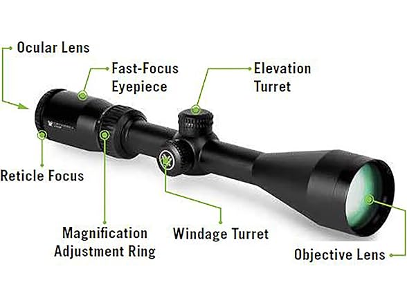 Vortex Optics Crossfire II Dead Hold BDC Reticle Riflescope, 3-9x40, Black (CF2-31007) (Open Box)