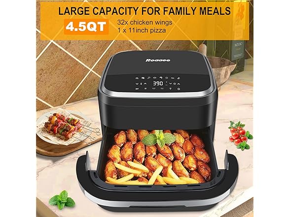 4.5QT Pizza Oven & Air Fryer