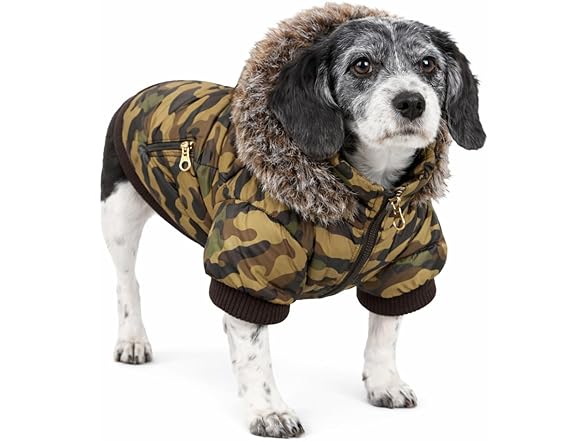 Pet Life ®  Metallic Winter Dog Coat