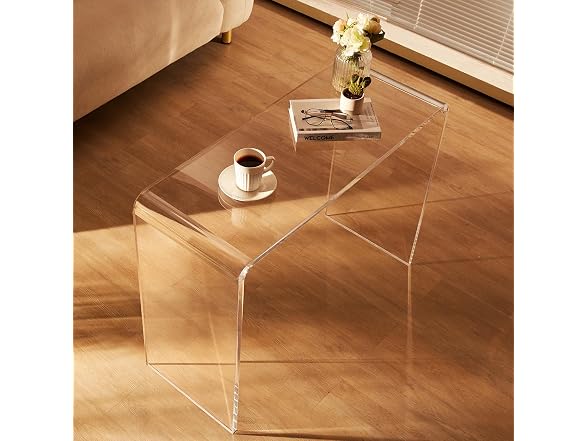 Acrylic Console Table, Clear Acrylic End Table