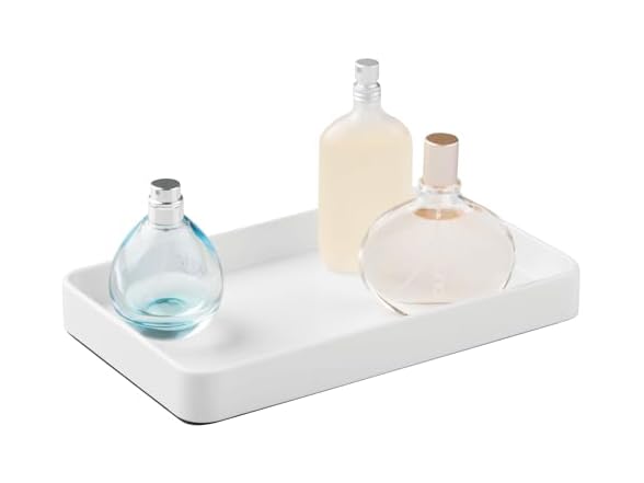 iDesign Stainless Steel Bathroom Tray