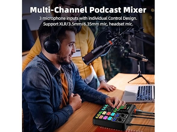 PUPGSIS Gaming Audio Mixer