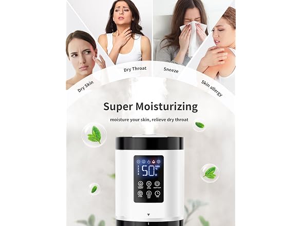 Nexva 8L Quiet Humidifier 500sqft 60H