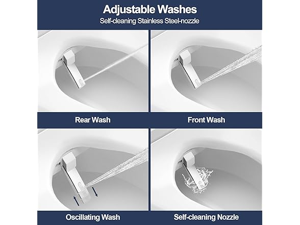 ZMJH 236 Bidet Toilet Seat Elongated