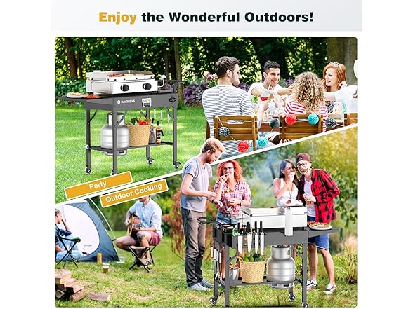 Raynesys Outdoor Griddle Table