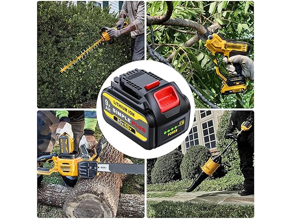 Simple Plus 9Ah Replacement Battery Dewalt 20V/60V