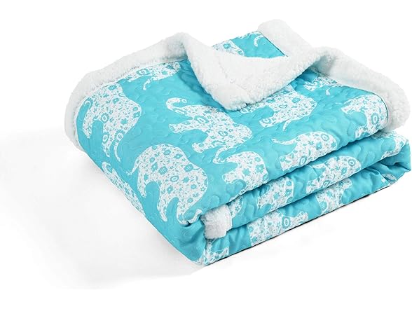 Lush Decor Elephant Reversible Throw