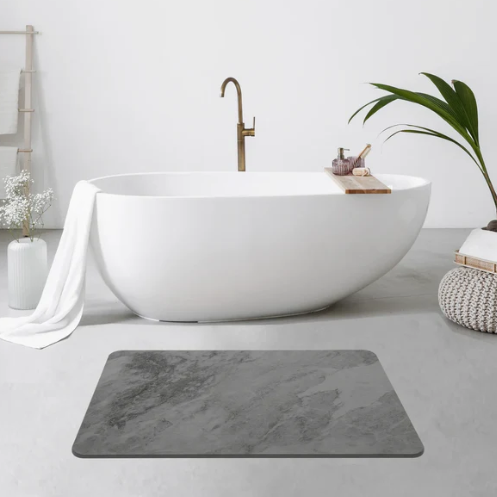 Diatomaceous Quick-Drying Stone Bath Mat - Gallery 12