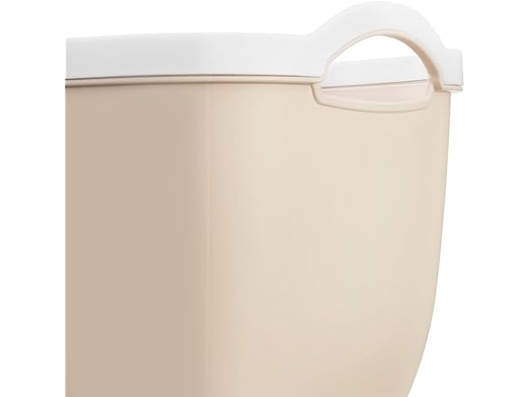 Whitmor 6-Pack Plastic Storage Bin Beige