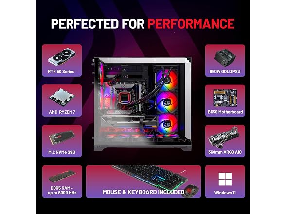 Skytech Gaming PC O11 Vision (9700X, RTX 5070)