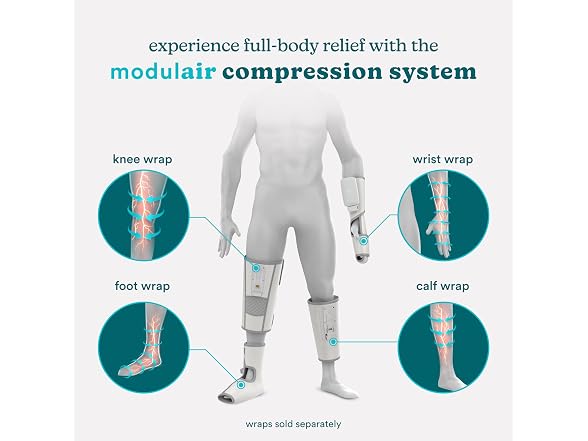 HoMedics Modulair Compression Calf Wrap Massager