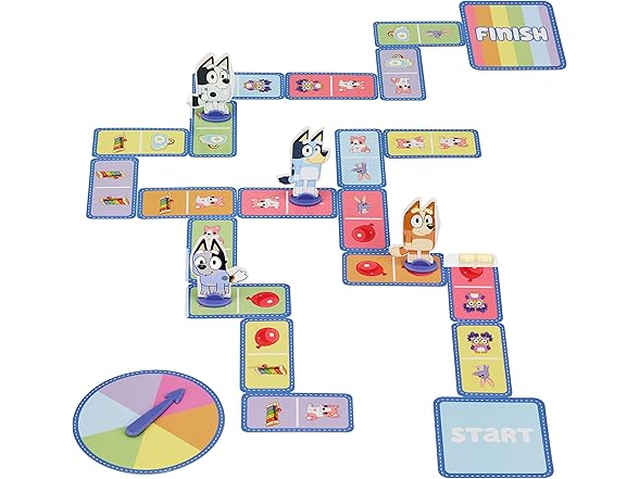 Bluey Hopscotch, Multicolor (17140)