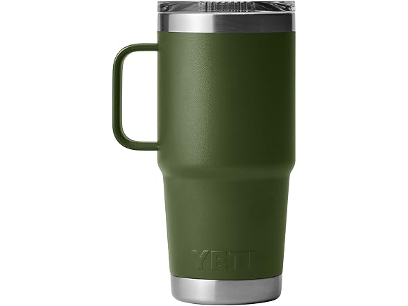 YETI Rambler 20oz Travel Mug, Highlands Olive