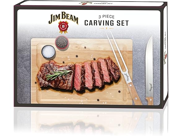 Jim Beam 3-Piece Carving Set