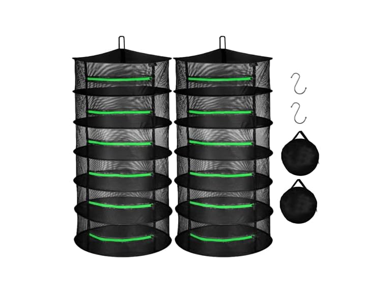 iPower Drying Rack 2ft 6-Layer 2pk