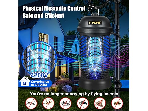 FVOAI Outdoor Bug Zapper