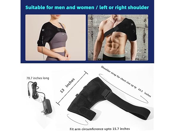 UMEBEAM shoulder heating pads