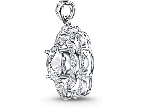 INTIGNIS 925  Silver Necklace Moissanite
