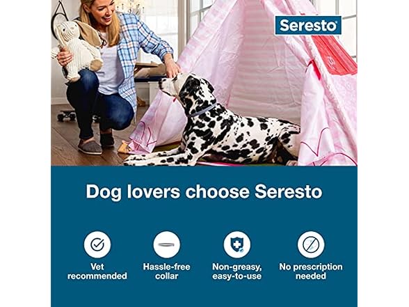Seresto Large Dog Collar- Flea & Tick Treatment