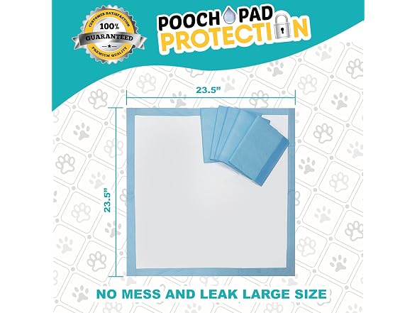 Pooch Pad Protection Best Dog Training Pads 100 Count