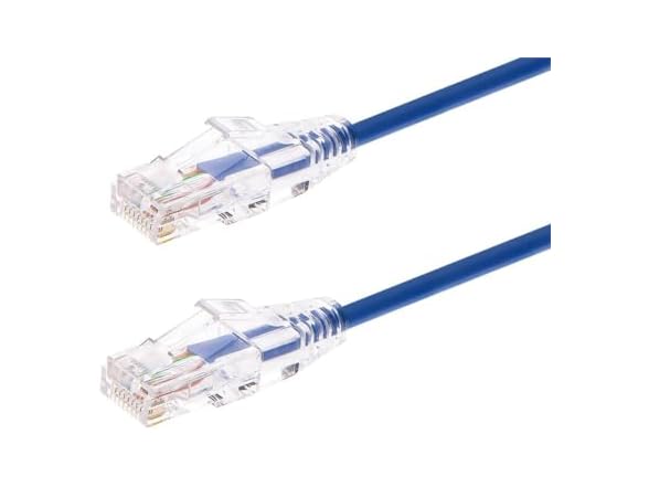 Monoprice Cat6 7ft Blue 28AWG Patch Cable