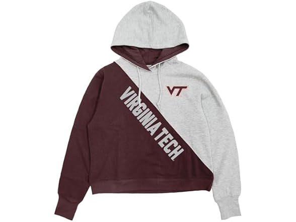 NCAA Diagonal Colorblock Hoodie
