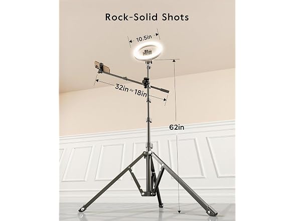 Upgrade Tripod Ring Light Stand