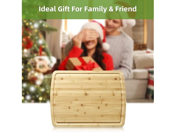 GAOMON Extra Large Organic Bamboo Cutting Board