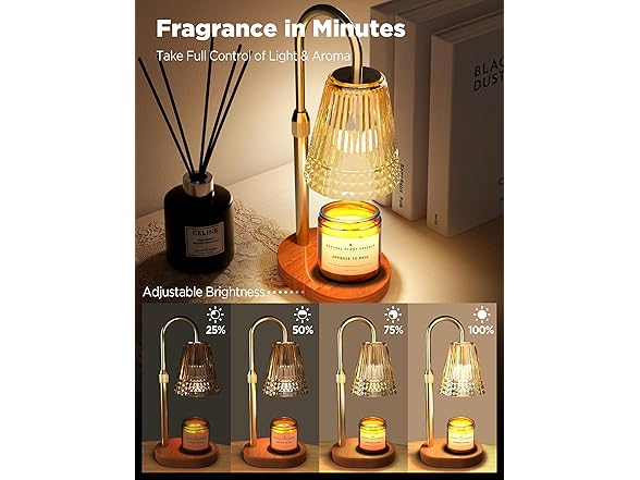 Rose Gold Candle Warmer Lamp