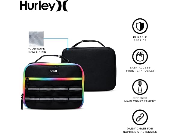 Hurley School Lunch Tote, Shoreline/Beetle