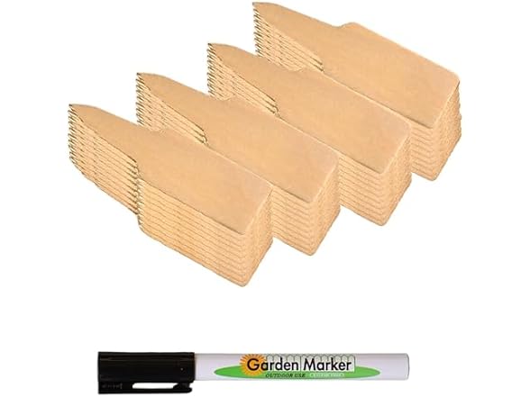 Garden Marker Outdoor Wooden Plant Label