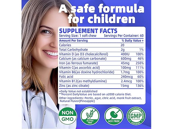 Parhaat Iron Soft Chew Supplement