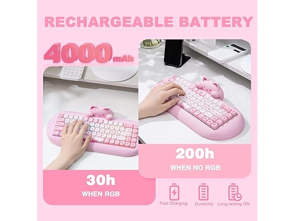 YUNZII C68 Wireless Mechanical Gaming Keyboard