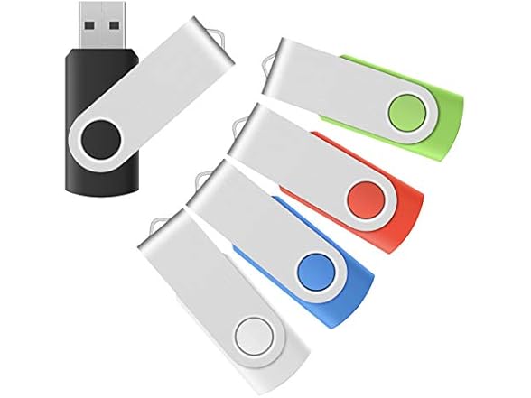 Enfain 64GB USB 3.0 Drives, 5-Pack