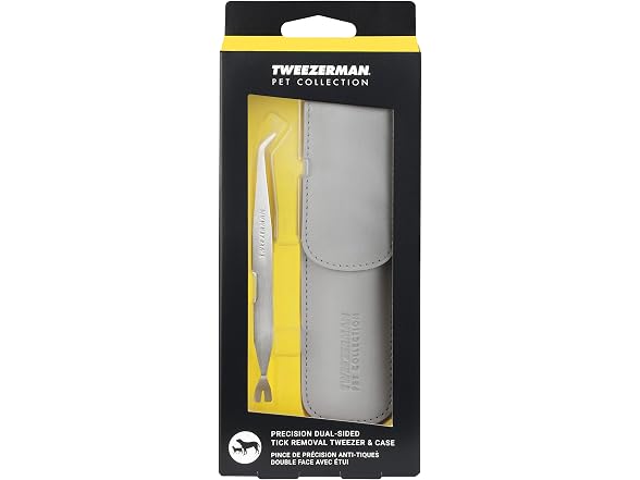 Tweezerman Pet Dog & Cat Tick Remover Tweezer Kit
