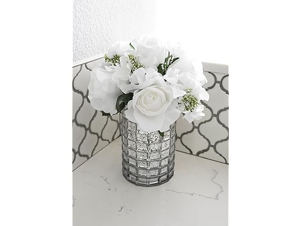 Rose Hydrangea Flowers Bouquet 2 Pack