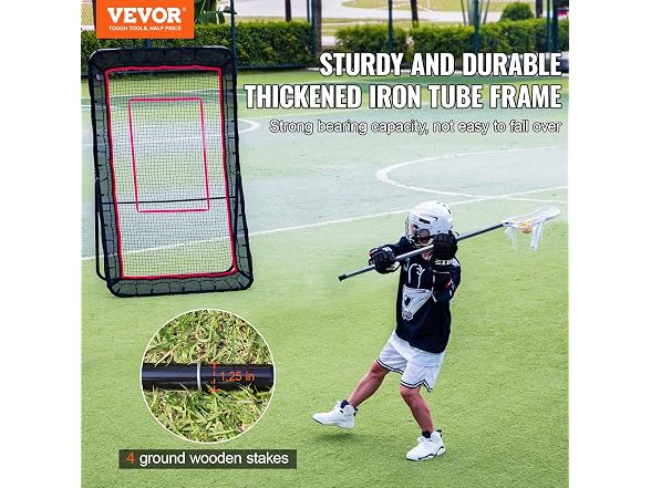 VEVOR Folding Lacrosse Rebounder