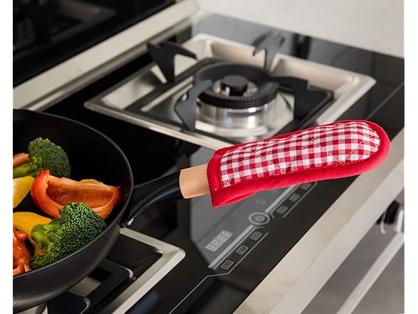 Striped Cast Iron Skillet Handle Cover
